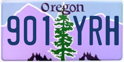 OR license plate 901YRH