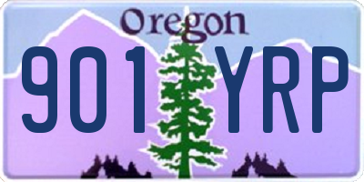 OR license plate 901YRP