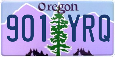 OR license plate 901YRQ