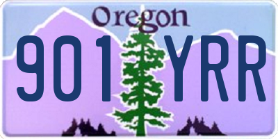 OR license plate 901YRR