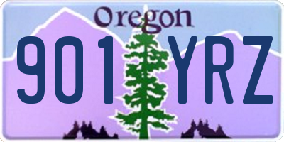 OR license plate 901YRZ