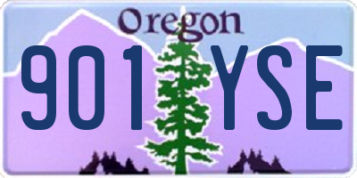 OR license plate 901YSE