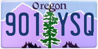 OR license plate 901YSQ