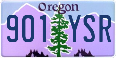 OR license plate 901YSR