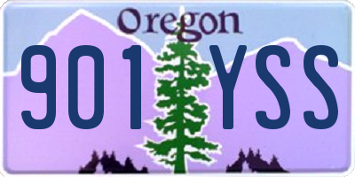 OR license plate 901YSS