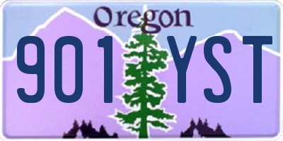 OR license plate 901YST