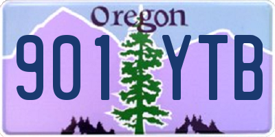 OR license plate 901YTB