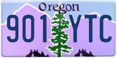 OR license plate 901YTC