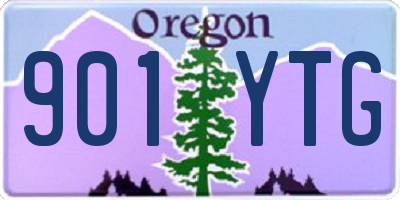 OR license plate 901YTG