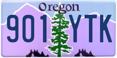 OR license plate 901YTK