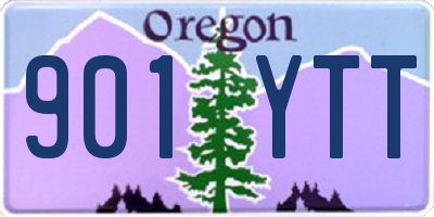 OR license plate 901YTT