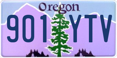 OR license plate 901YTV