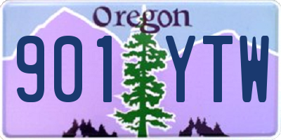 OR license plate 901YTW
