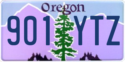 OR license plate 901YTZ