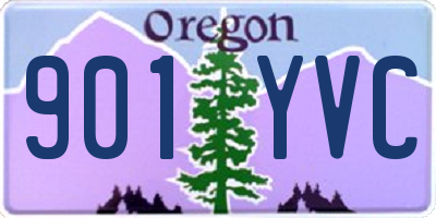 OR license plate 901YVC