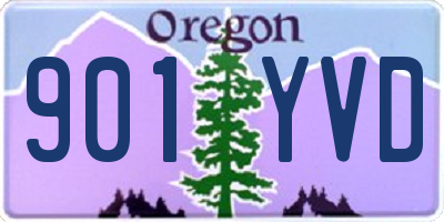 OR license plate 901YVD