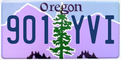 OR license plate 901YVI