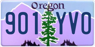 OR license plate 901YVO