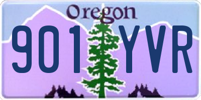 OR license plate 901YVR