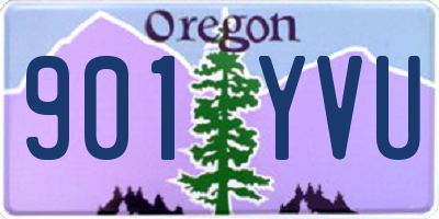 OR license plate 901YVU