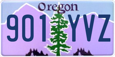 OR license plate 901YVZ