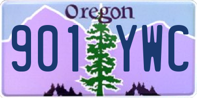 OR license plate 901YWC