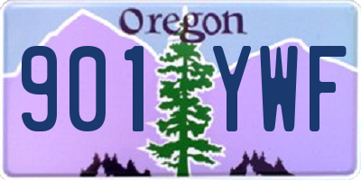 OR license plate 901YWF