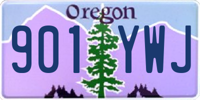 OR license plate 901YWJ