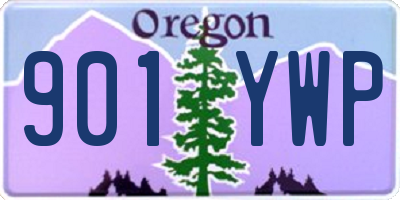OR license plate 901YWP