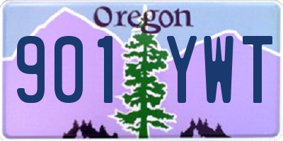 OR license plate 901YWT