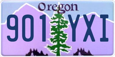 OR license plate 901YXI