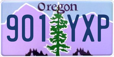 OR license plate 901YXP
