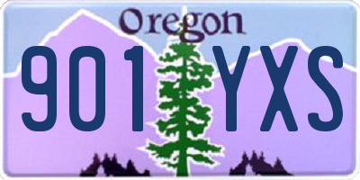 OR license plate 901YXS