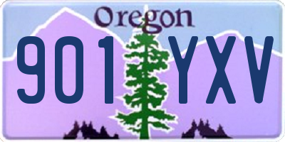 OR license plate 901YXV