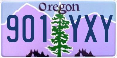 OR license plate 901YXY