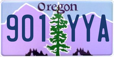 OR license plate 901YYA