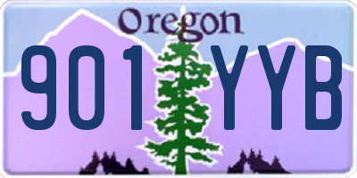 OR license plate 901YYB
