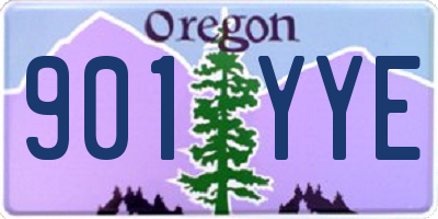 OR license plate 901YYE