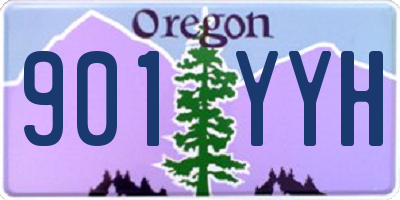 OR license plate 901YYH
