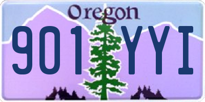 OR license plate 901YYI