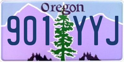 OR license plate 901YYJ