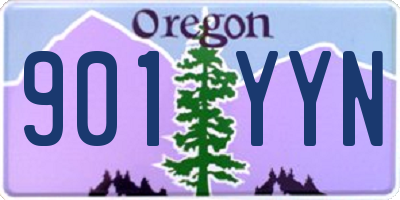 OR license plate 901YYN