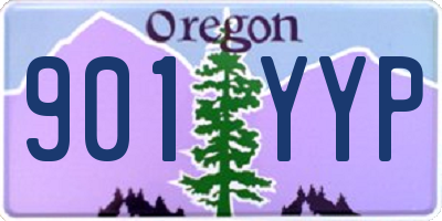 OR license plate 901YYP