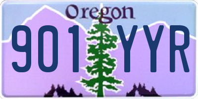 OR license plate 901YYR