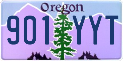 OR license plate 901YYT