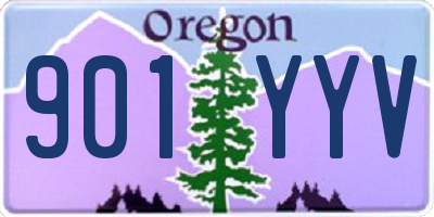 OR license plate 901YYV