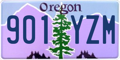 OR license plate 901YZM