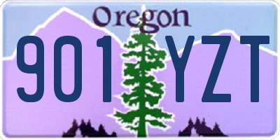 OR license plate 901YZT
