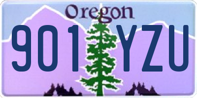 OR license plate 901YZU