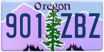 OR license plate 901ZBZ